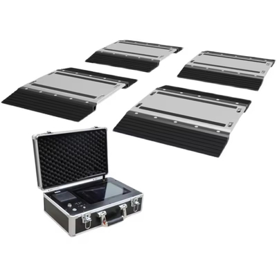Tragbare Achsbelastungsschalen mit Lithiumbatterie mit 12V Gleichstrom und Touchscreen