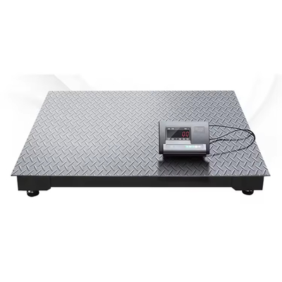 AC/DC-Bodenwaage mit Grau/Gelb-Plattform 1,5 m*1,5 m/5000 kg Kapazität